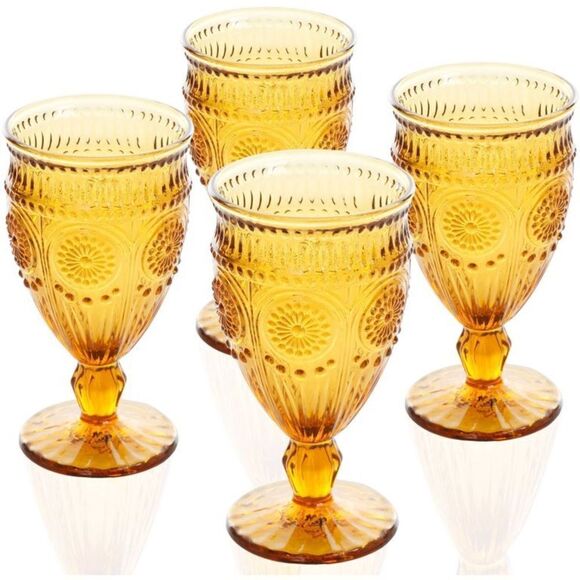 🦋♥️ RARE!! HTF!! Pioneer Woman Adeline Pitcher & 4 Glass Goblets Gift Set - Picture 8 of 12